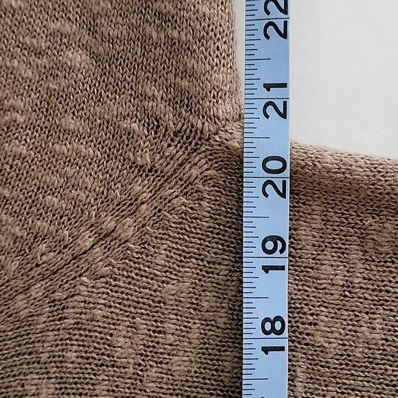 Kenneth Cole Cardigan Sweater Shawl Long Sleeve Open Front Slub Knit Collar M - Picture 10 of 12